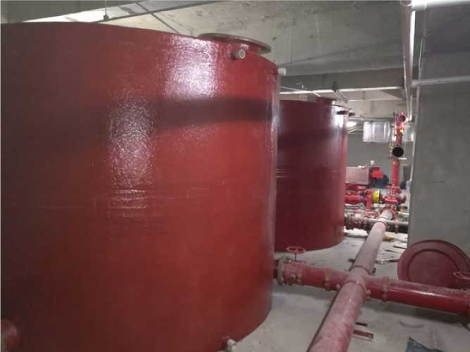 Sistema red contraincendios