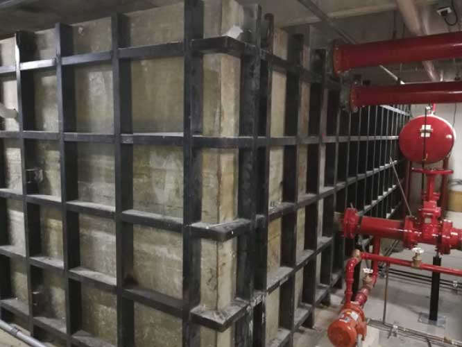 tanque rectangular en PRFV