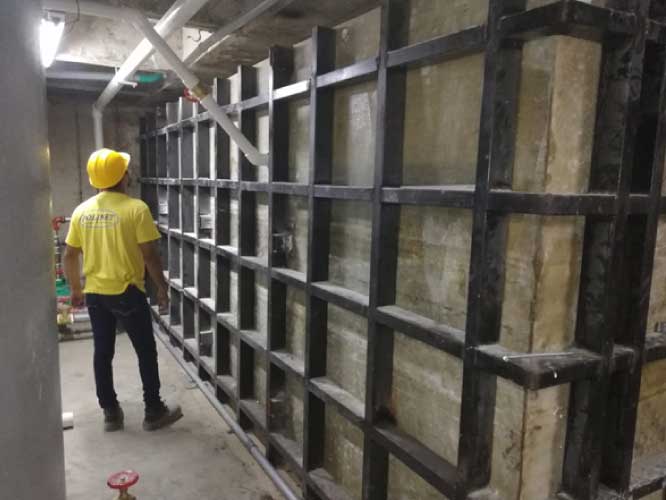 tanque rectangular en PRFV