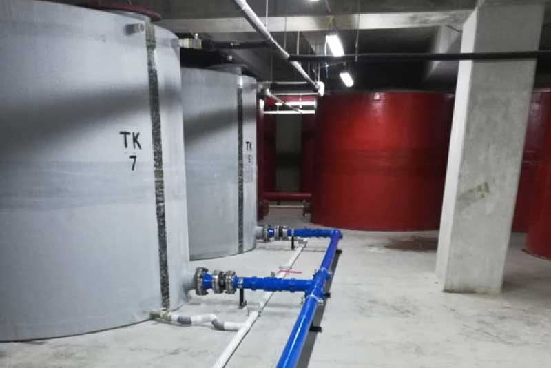 Implementación de sistemas de agua potable y red contraincendio.